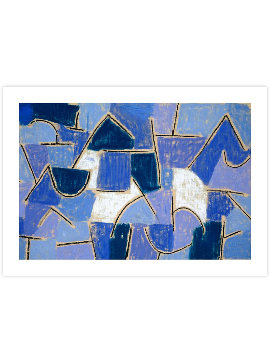 Klee Blue Night - Art Print Ünlü Ressamlar Poster
