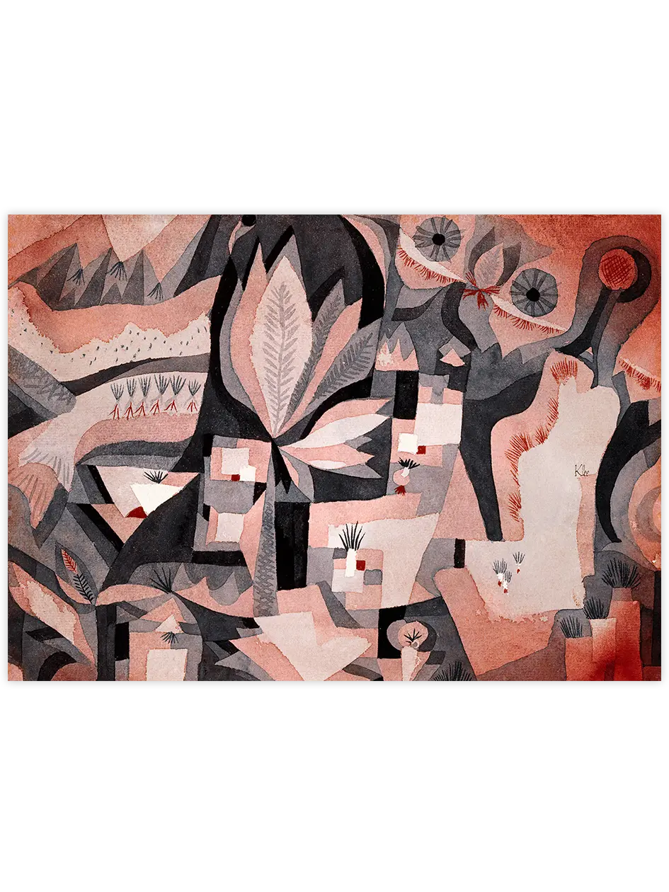 Klee Dry Cool Garden - Art Print