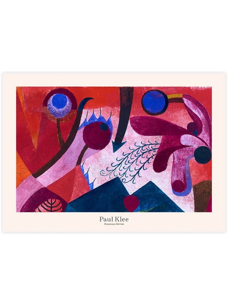 Klee Poisonous Berries - Art Print Ünlü Ressamlar Poster