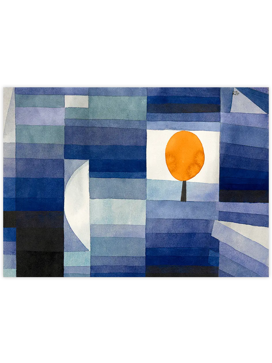 Klee Harbinger of Autumn - Art Print Ünlü Ressamlar Poster