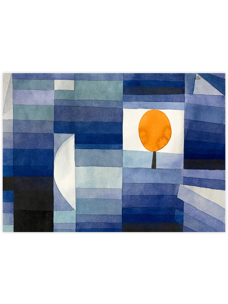 Klee Harbinger of Autumn - Art Print Ünlü Ressamlar Poster