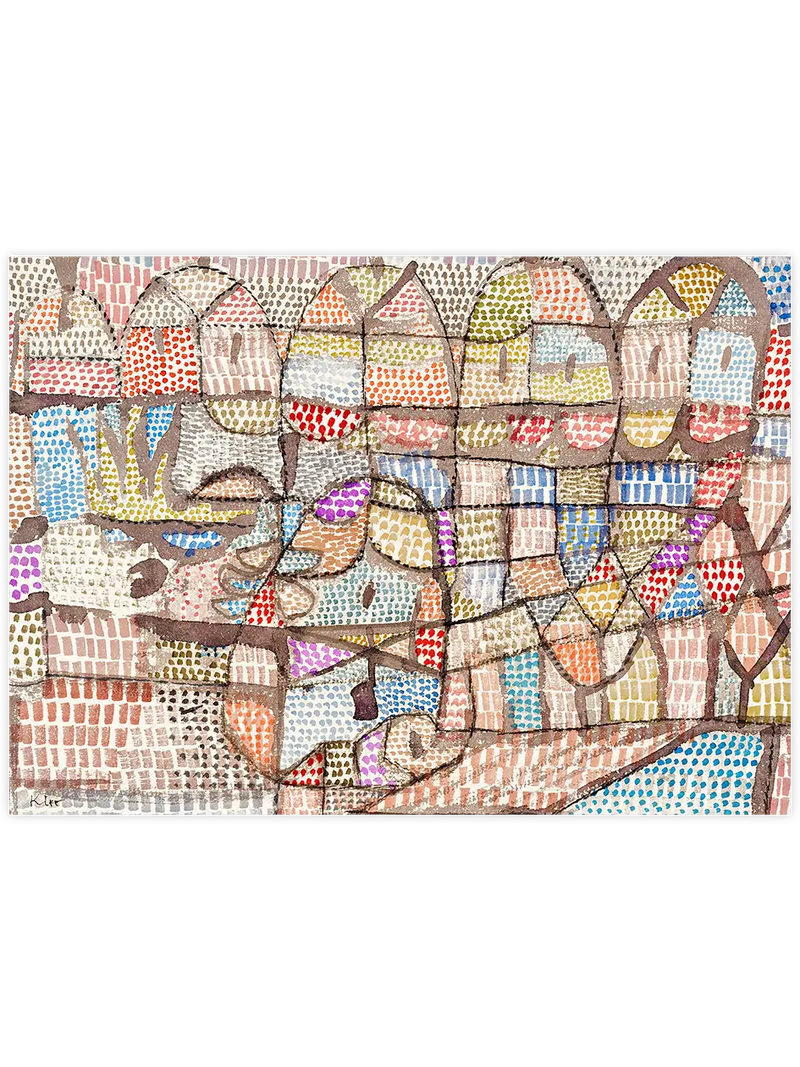 Klee Fertile Well Ordered - Art Print Ünlü Ressamlar Poster