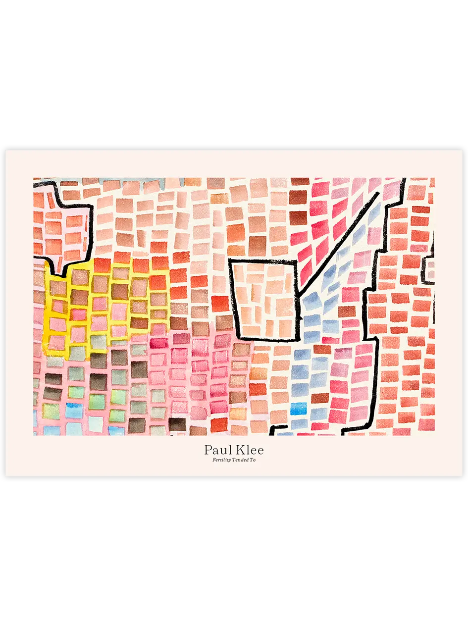Klee Doğurganlığa Yönelik - Art Print Ünlü Ressamlar Poster