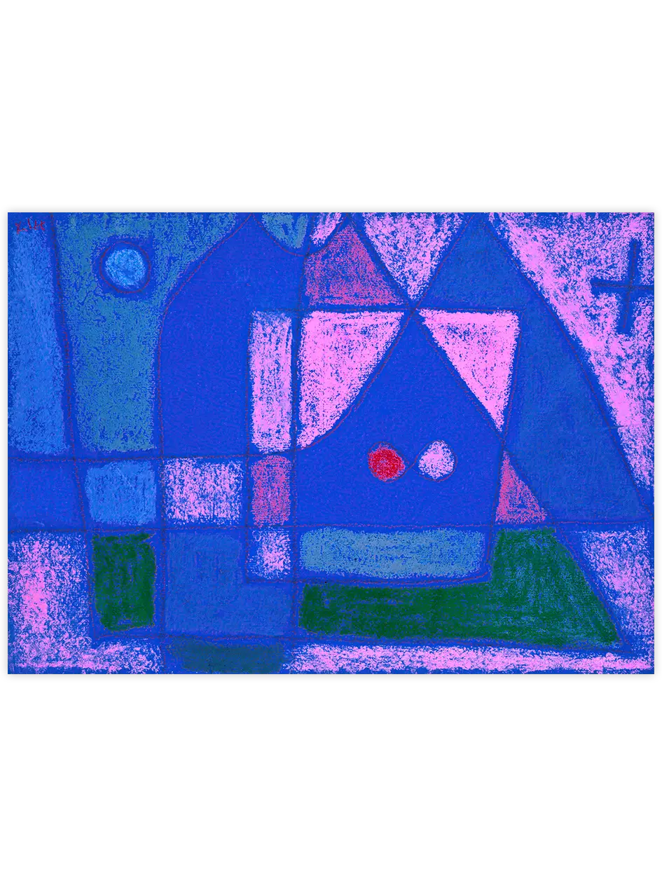 Klee A Small Room in Venice - Art Print Ünlü Ressamlar Poster