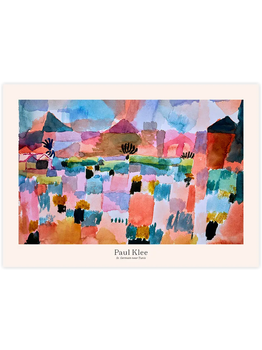 Klee Tunus Yakınlarındaki St-Germain | Sanat Posteri