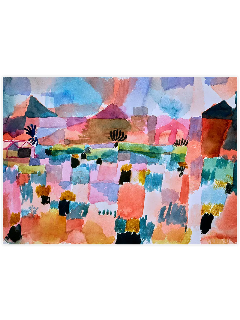 Klee St-Germain near Tunis - Art Print Ünlü Ressamlar Poster