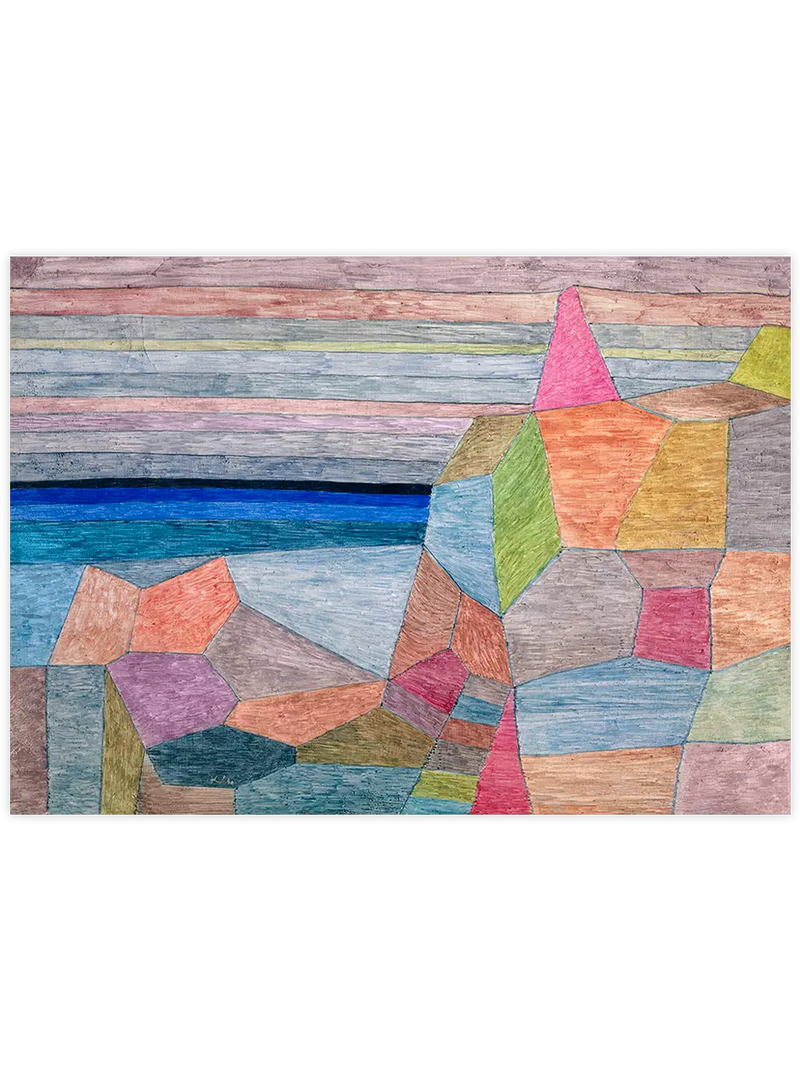 Paul Klee Abstract - Art Print Ünlü Ressamlar Poster