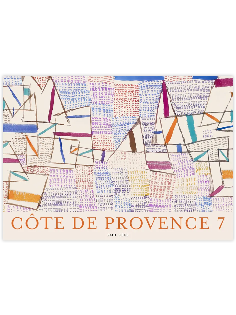 Paul Klee Côte de Provence 7 -  Art Print Ünlü Ressamlar Poster