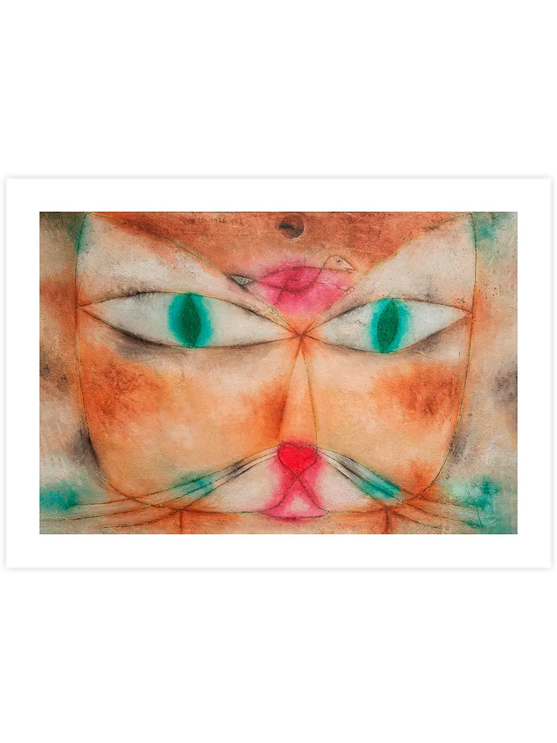 Paul Klee Cat and Bird - Art Print Ünlü Ressamlar Poster