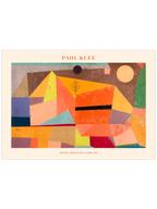Klee Joyful Mountain Landscape - Art Print