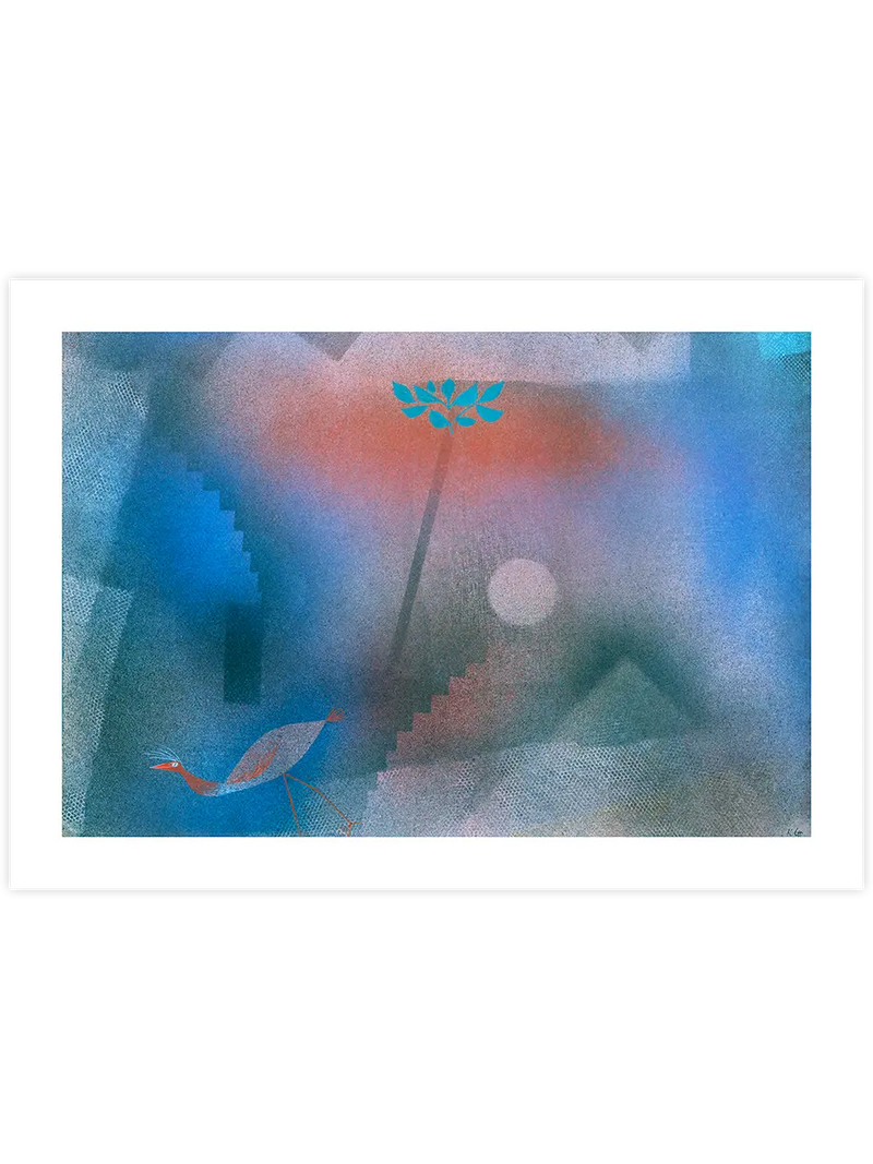 Klee Bird Wandering Off - Art Print Ünlü Ressamlar Poster