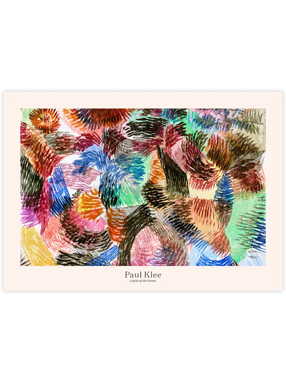 Klee Libido of the Forest - Art Print Ünlü Ressamlar Poster