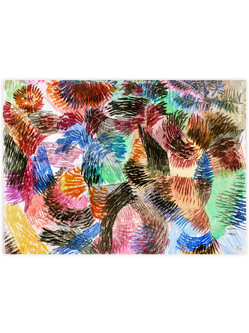 Klee Ormanın Libidosu - Art Print Ünlü Ressamlar Poster