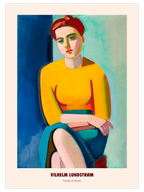 Vilhelm Lundstrom Portrait of Hanne - Art Print
