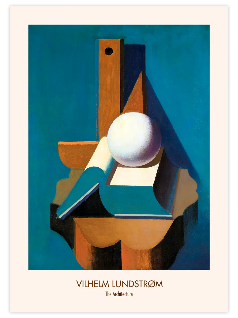 Vilhelm Lundstrom The Architecture - Art Print Ünlü Ressamlar Poster
