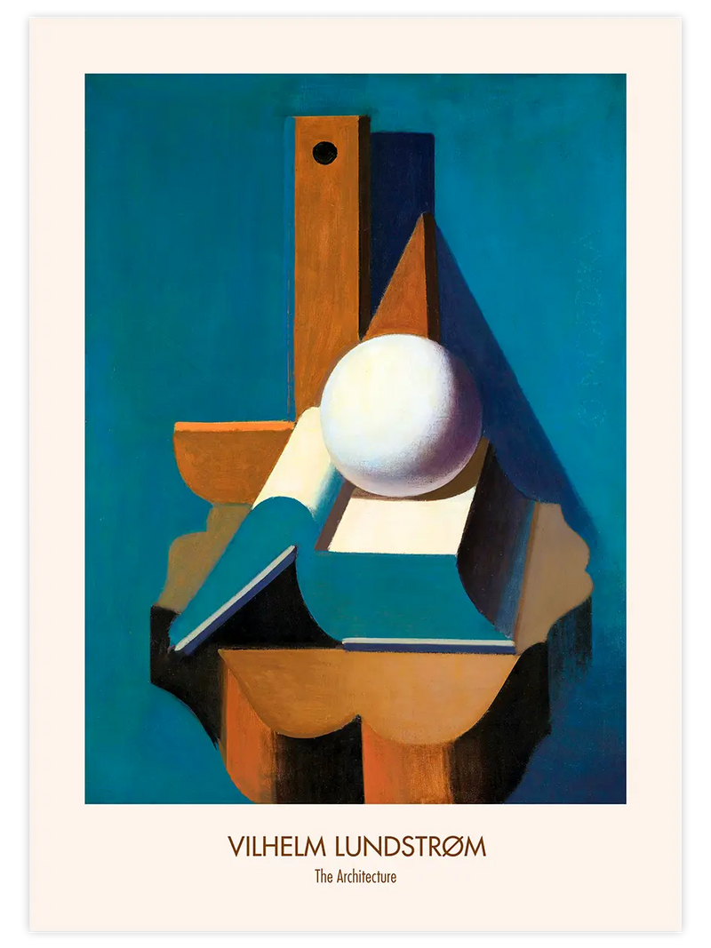 Vilhelm Lundstrom The Architecture - Art Print Ünlü Ressamlar Poster