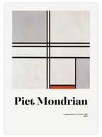 Mondrian Composition No.1 - Art Print