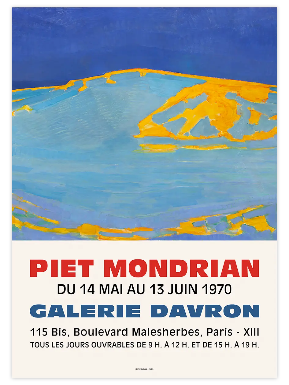 Mondrian Afiş N2 - Art Print Ünlü Ressamlar Poster