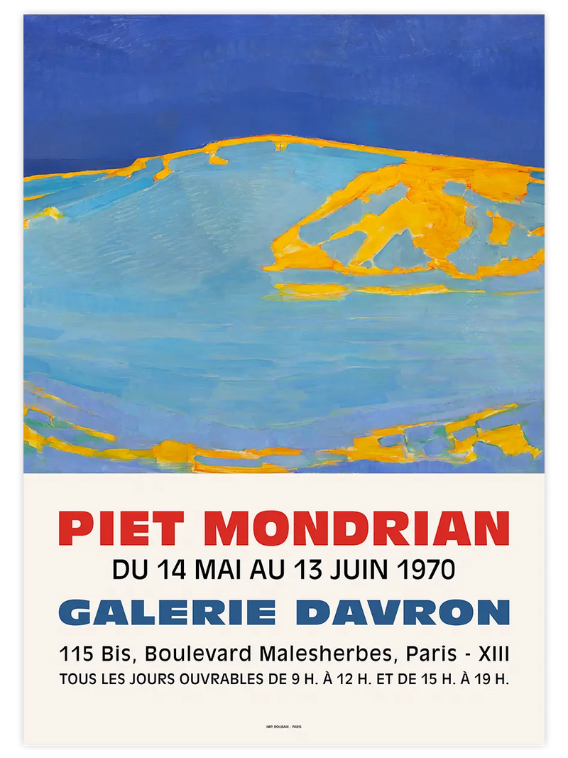 Mondrian Afiş N2 - Art Print Ünlü Ressamlar Poster