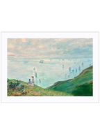 Monet Cliffs at Pourville - Art Print