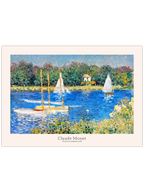 Monet Argenteuil’de Sen Nehri - Art Print