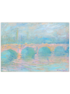 Monet Waterloo Bridge, London, at Sunset - Art Print