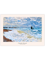 Monet The Sea at the Havre - Art Print