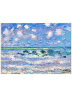 Monet The Wave - Art Print