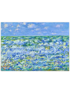 Monet Waves Breaking - Art Print