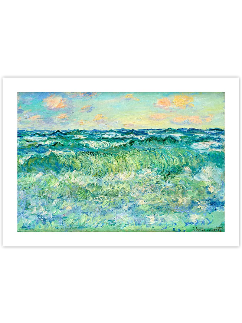 Monet Seascape, Pourville - Art Print Ünlü Ressamlar Poster