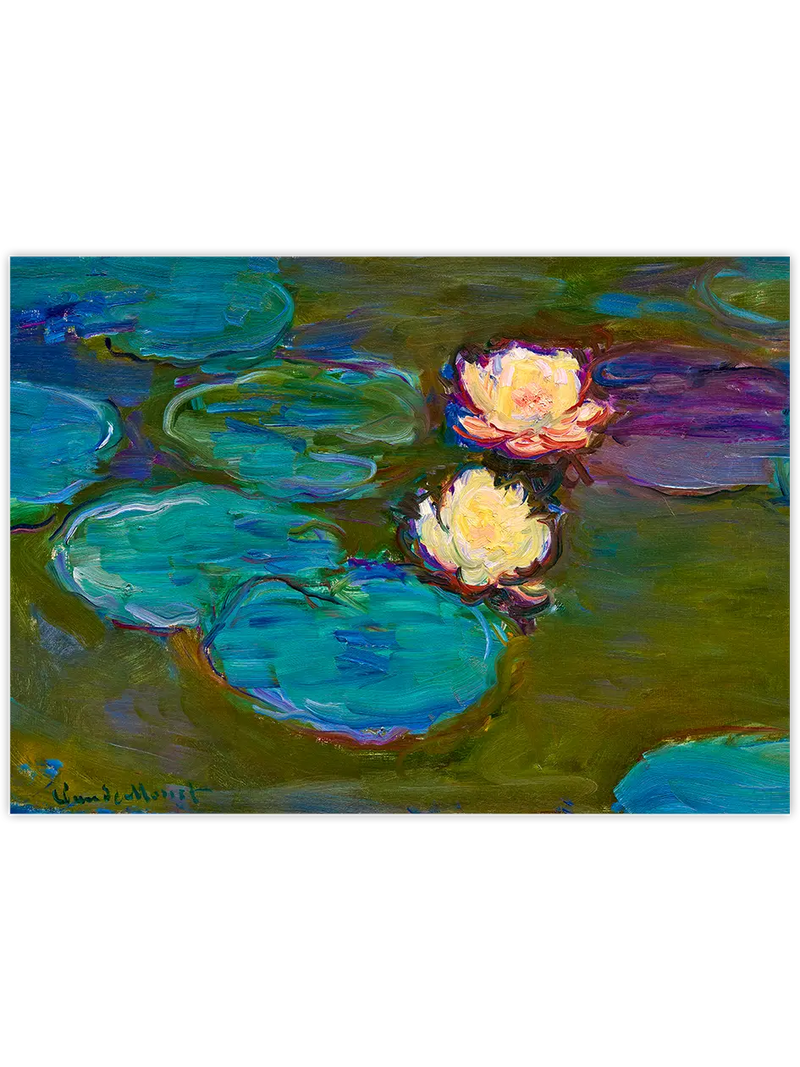 Monet Nympheas - Art Print Ünlü Ressamlar Poster