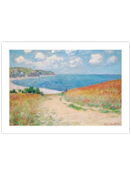 Monet Path in the Wheat Fields at Pourville - Art Print