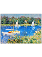 Monet The Seine at Argenteuil - Art Print