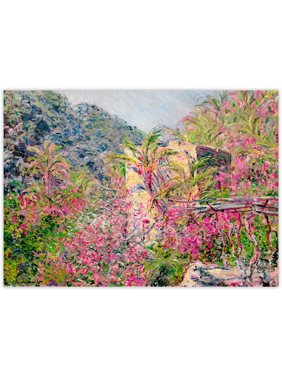 Monet The Valley of Sasso - Art Print Ünlü Ressamlar Poster