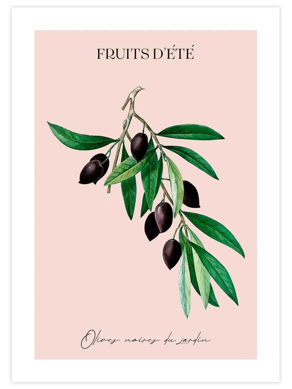 Fruits D’Eté - Art Print Mutfak Poster