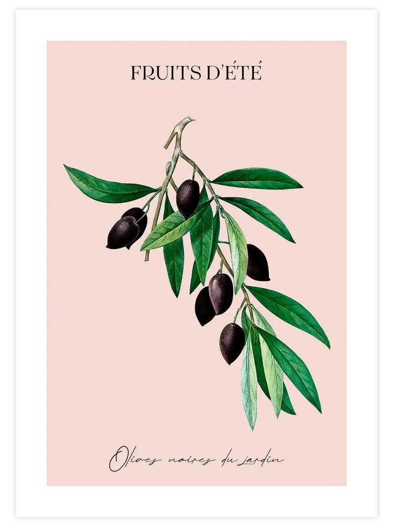 Fruits D’Eté - Art Print Mutfak Poster