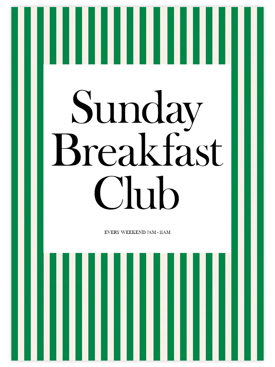 Breakfast Club - Art Print Mutfak Poster