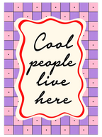 Cool People - Art Print