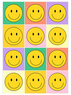 Smile Face - Art Print