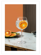 Portakallı Kokteyl - Art Print