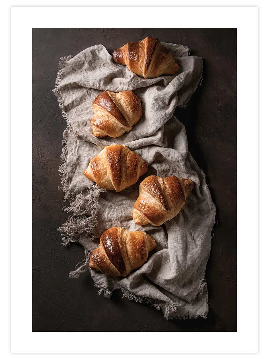 Les Croissants - Art Print Fotoğraflar Poster