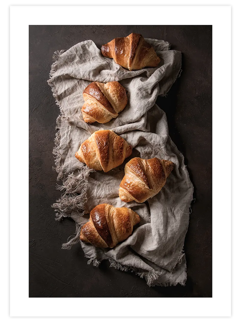 Les Croissants - Art Print Fotoğraflar Poster
