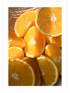 Portakal Dilimleri - Art Print