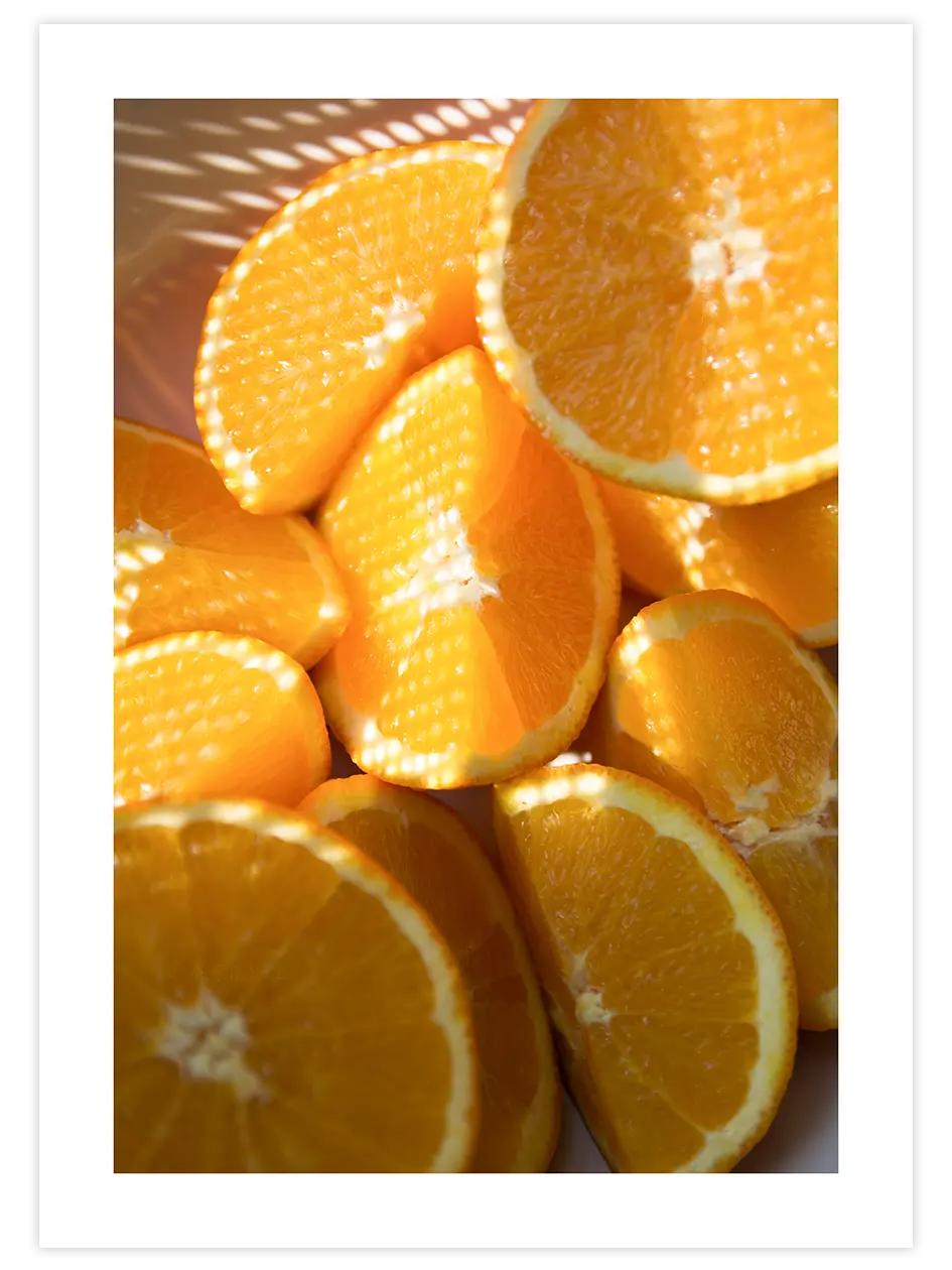 Portakal Dilimleri - Art Print