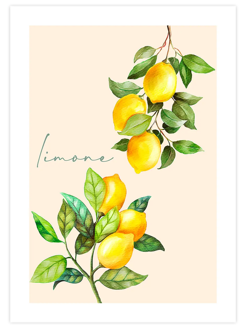 Limone - Art Print Mutfak Poster