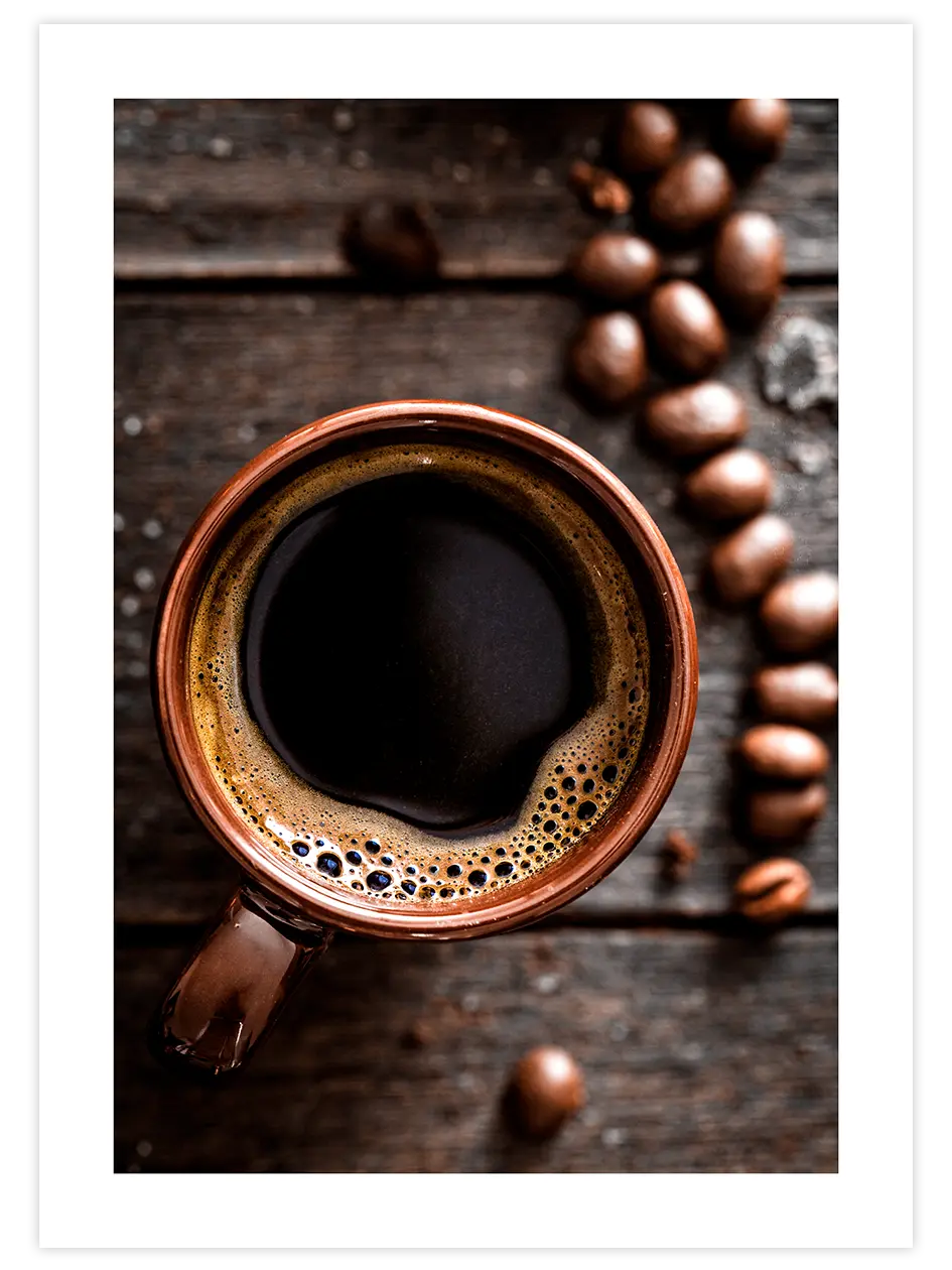 Un Café Noir - Art Print Fotoğraflar Poster