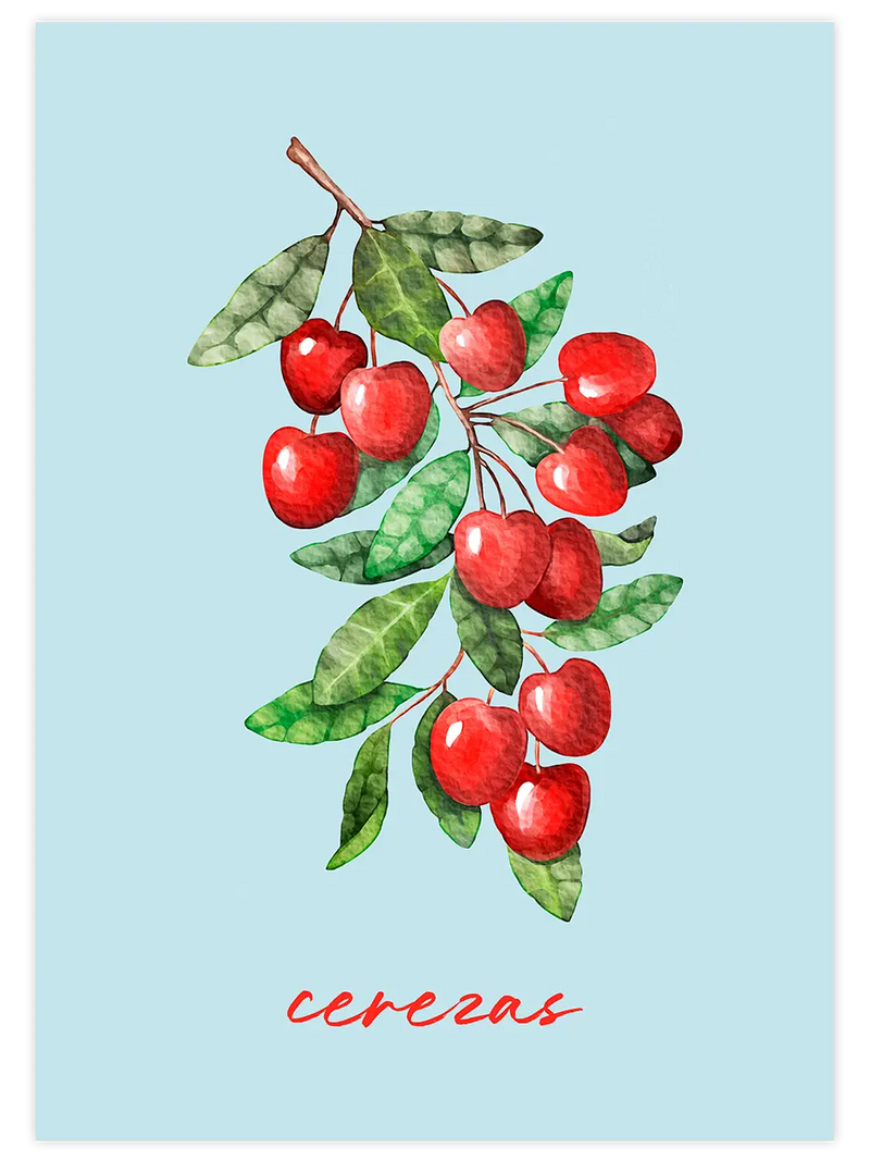 Kiraz - Art Print Mutfak Poster