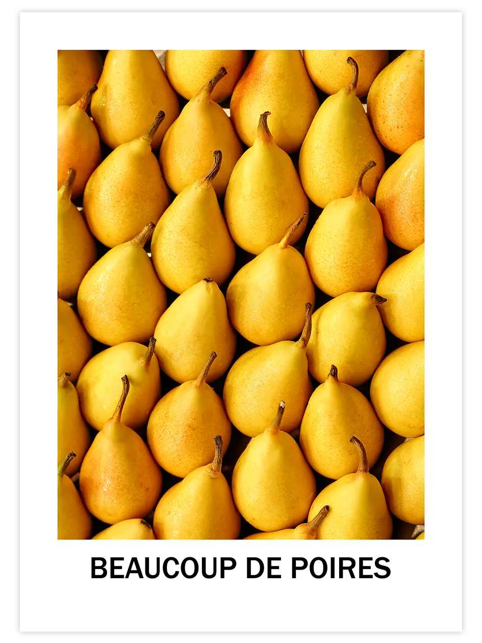Beaucoup De Poires - Art Print