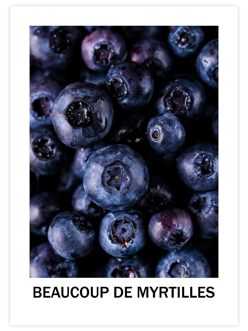 Blueberries - Art Print Fotoğraflar Poster