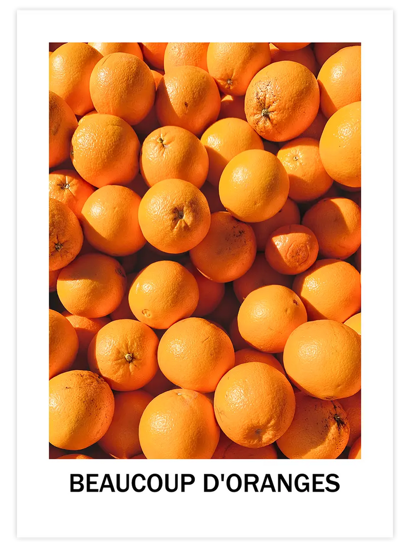 Beaucoup D'oranges - Art Print Fotoğraflar Poster